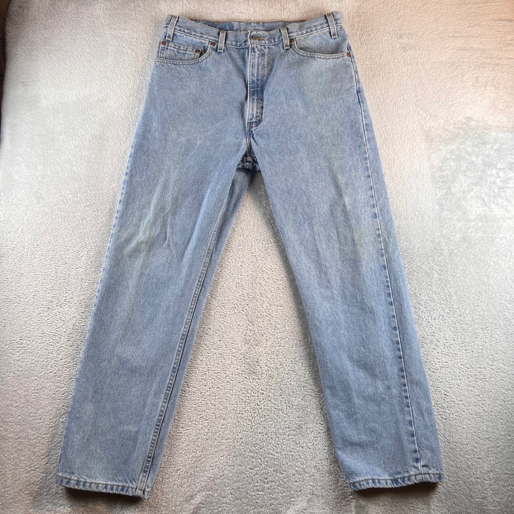VTG Levis 505 Jeans Mens 36x30 Fits 33x30 Regular Fit Straight Leg USA Made